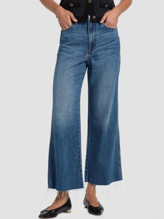 Veronica Beard Denim - Veronica Beard Taylor high-rise crop jeans, size 31, medium wash